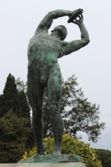 Discus thrower in Athens.